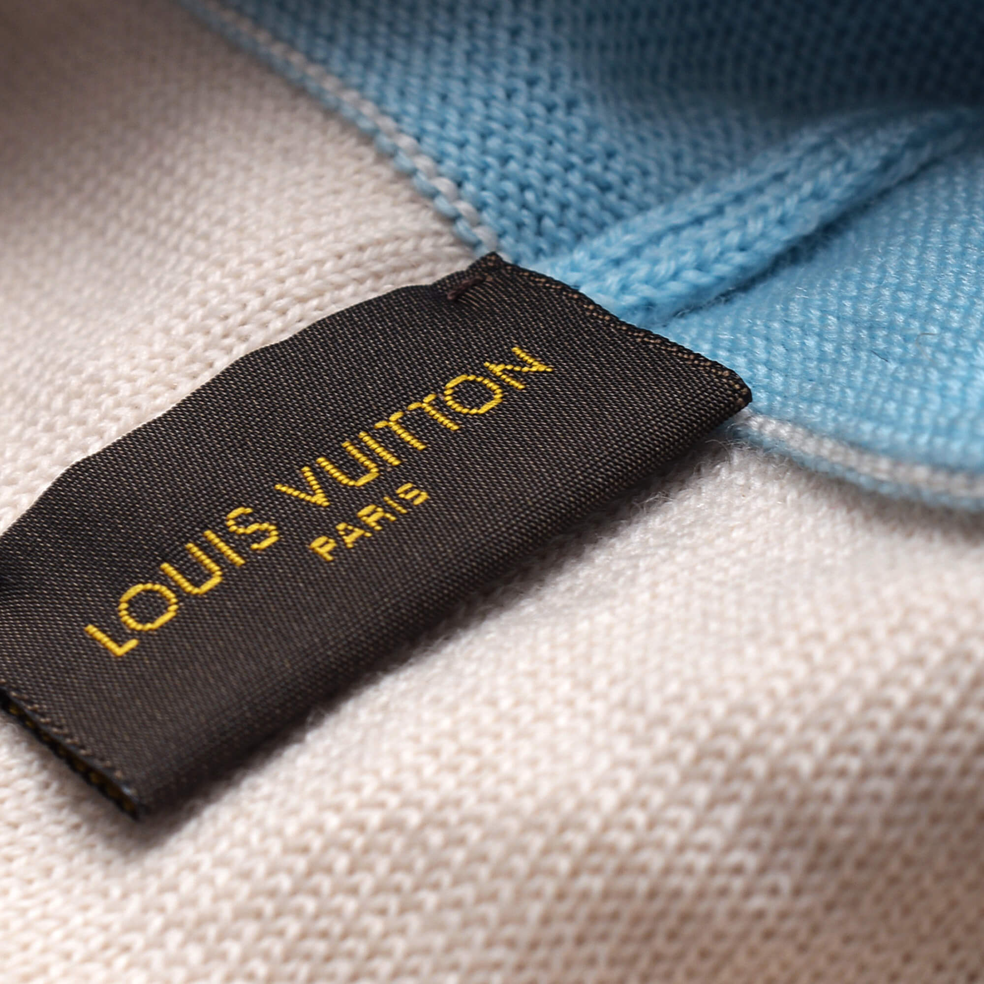 Louis Vuitton - Blue Ciel Flowering Wool Beanie